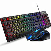 Image result for Lighted PC Keyboard with Fingerprint Reader and USB Ports