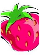 Image result for Pink Cartoon Strawberry