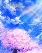 Image result for Pink Clouds Anime Backround
