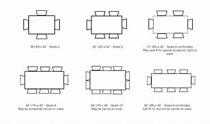 Image result for Table for 8 Dimensions Layout