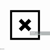 Image result for Wrong Symbol Black