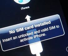 Image result for No Sim Card Installed iPhone