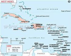 Image result for West Indies Countries Map