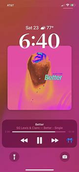 Image result for iPhone Music App On Girly Lock Screen