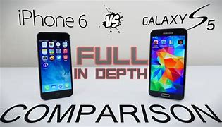 Image result for iPhone 6 vs S5 Comparison