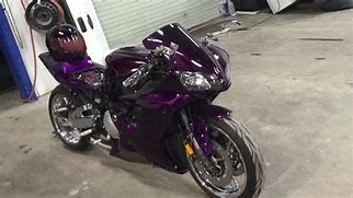 Image result for Purple Custom Paint Motorcycle