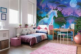 Image result for Unicorn Wallpaper for Bedroom