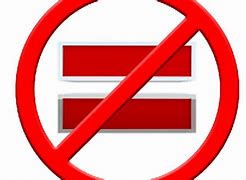 Image result for Does Not Equal Sign