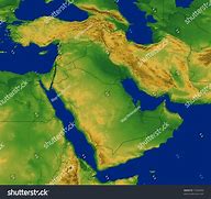 Image result for Middle East Terrain Map