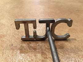 Image result for Branding Iron Letters
