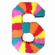 Image result for Number 6 Pinata