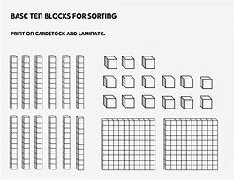 Image result for Base Ten Blocks Cubes
