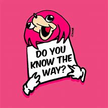 Image result for Do You Know the Way Meme PFP