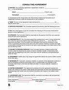 Image result for Consulting Service Contract Template
