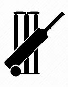 Image result for Cricket Bat Symbol Black