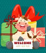 Image result for Happy New Year Cow