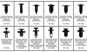 Image result for Automotive Push Pins Retainer Assortment
