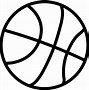 Image result for Basketball Clip Art Black and White
