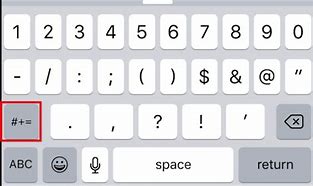 Image result for iPhone 6 Keyboard Symbols