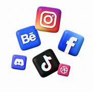 Image result for iPad Icon 3D with Social Media Icons