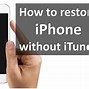 Image result for Restore iPhone without iTunes Free