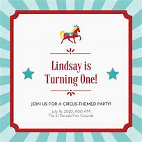 Image result for Canva Birthday Invitation Template