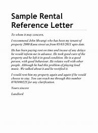 Image result for Tenant Reference Letter for a Friend