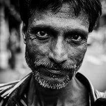 Image result for Black and White Human Face