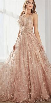 Image result for Rose Gold Formal Dress