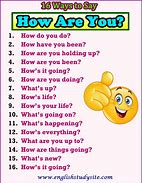 Image result for Answers for How Are You