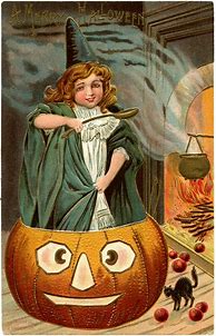 Image result for Happy Halloween Vintage Clip Art