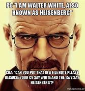 Image result for Heisenberg From Breaking Bad Memes