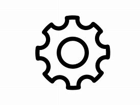 Image result for White Gear Icon Transparent