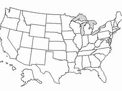 Image result for Us Map Sates Outline