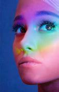 Image result for Ariana Grande Rainbow Face