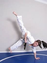 Image result for Woman Karate Pose
