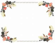 Image result for Watercolor Floral Border Clip Art