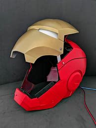 Image result for 3D Printed Iron Man LEGO Helmet
