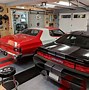 Image result for Home Garage with TV and Pro Stock Drag Car