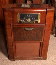 Image result for Antique Radio Cabinet