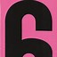 Image result for Circle Printable Number 6 Pink