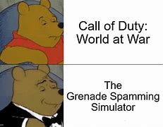 Image result for CoD:WaW Grenade Arrow Meme