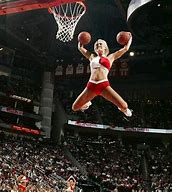 Image result for Girl Dunking Basketball