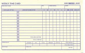 Image result for Payroll Time Cards