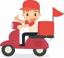 Image result for Food Delivery Man Cartoon