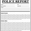 Image result for Blank Police Report