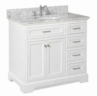 Image result for 36 Inch Bathroom Vanity Wit No Fake Drawers