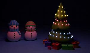 Image result for Happy New Year Snowman 3D Model