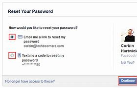 Image result for Facebook Password Reset On iPhone