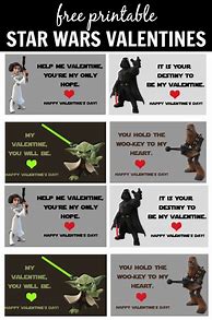 Image result for fun valentines card star wars